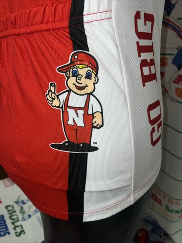 Nebraska University Cornhuskers Biking Cycling Jersey - Small - Picture 5 of 11