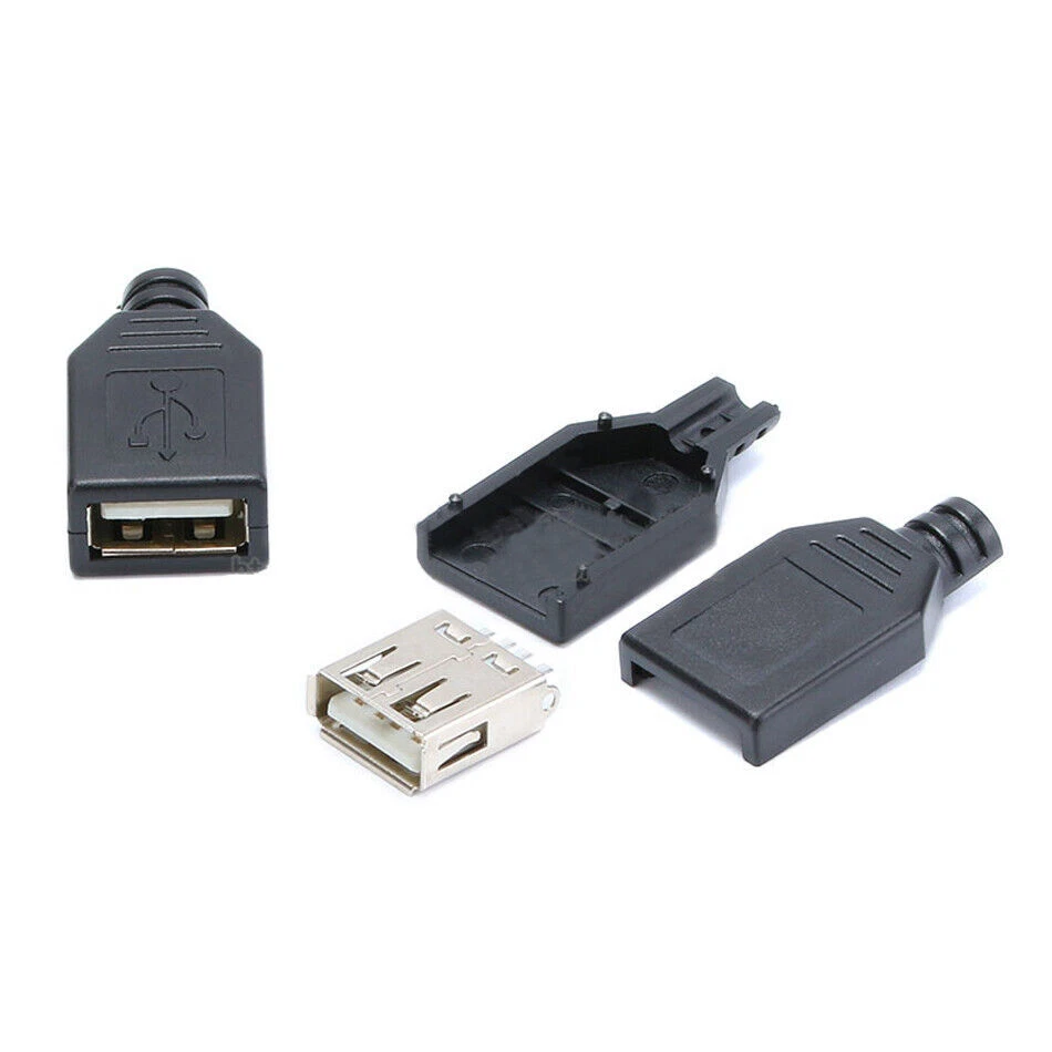 A/B Female Printed Circuit Board Horizontal Mounting USB Socket PCB Connectors - Image 2 of 4