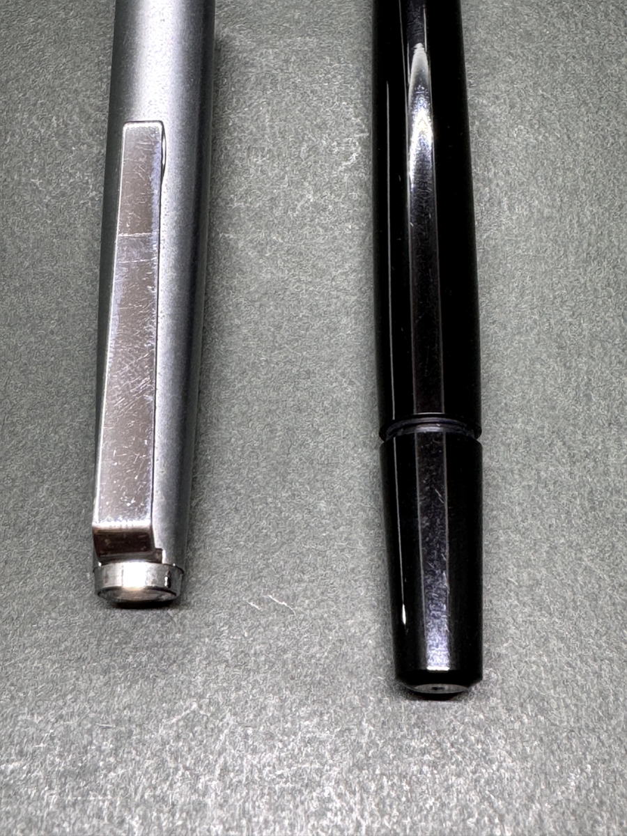 MONTBLANC Junior 622 Black Resin&Silver-METAL '60Vintage Fountain