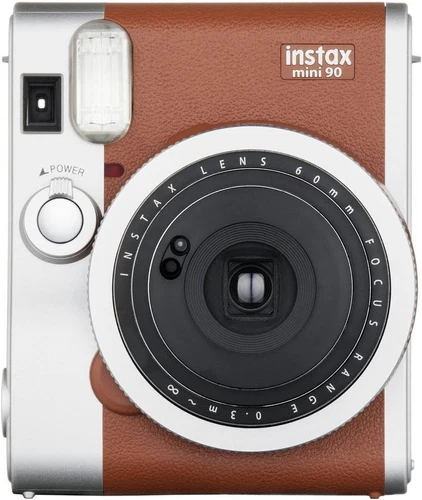 Fujifilm Instant camera Cheki instax mini 90 Neo-Classic Brown 90%New - Picture 3 of 7
