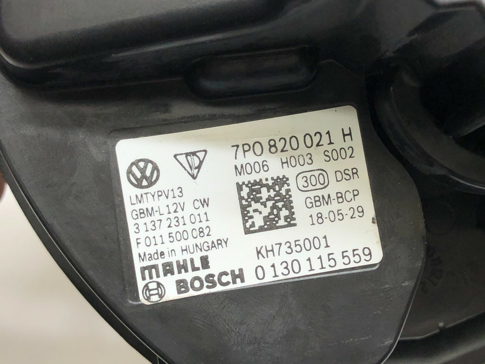 20112018 PORSCHE CAYENNE S FRONT AC HEATER AIR FAN BLOWER MOTOR OEM