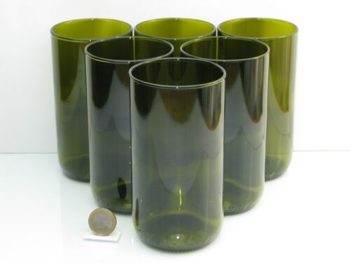 6er - Set Trinkgläser aus Weinflaschen. 0,2 L. 0,3 L oder 0,4 L. - Bild 4 von 8