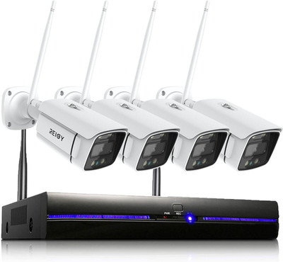 3MP Wifi Security Camera System with Floodlight without Hard Drive, 2K Outdoor H