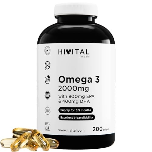 Oméga 3 huile de poisson sauvage pureté premium 200 capsules