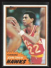 1981-82 Topps #1 John Drew - EX/NM Set Break!