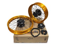 Genuine Royal Enfield Himalayan 450 Front & Rear Golden Tubeless Spoked Wheels