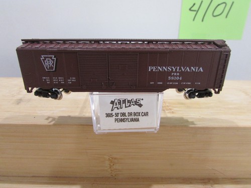 Coche de caja escala N Atlas 3605 50' DD Pennsylvania #58104 | Zustand: New