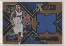 2017-18 Panini Select X-Factor Memorabilia Copper Prizm 40/49 Yogi Ferrell gh4