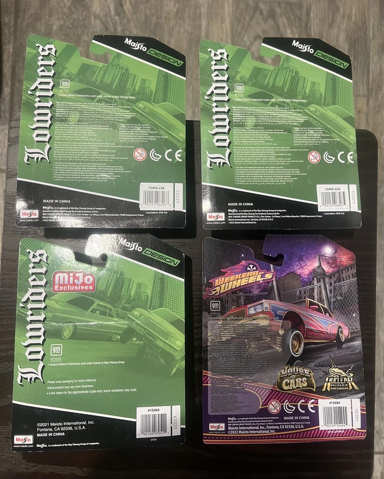 Lowriders Maisto 1/64 con suspensión ajustable - incluye Chevy Caprice Foto 2 de 4