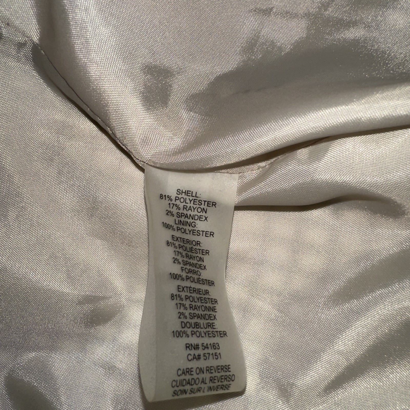 Tommy Hilfiger Plaid Women's Blazer Size 10 Black White Tan Sharp Looking thumbnail 8