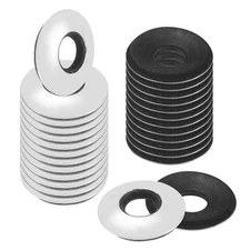 80-Pack Bonded Sealing Rubber Washers, 5/16"x3/4" OD Neoprene Washer Gasket