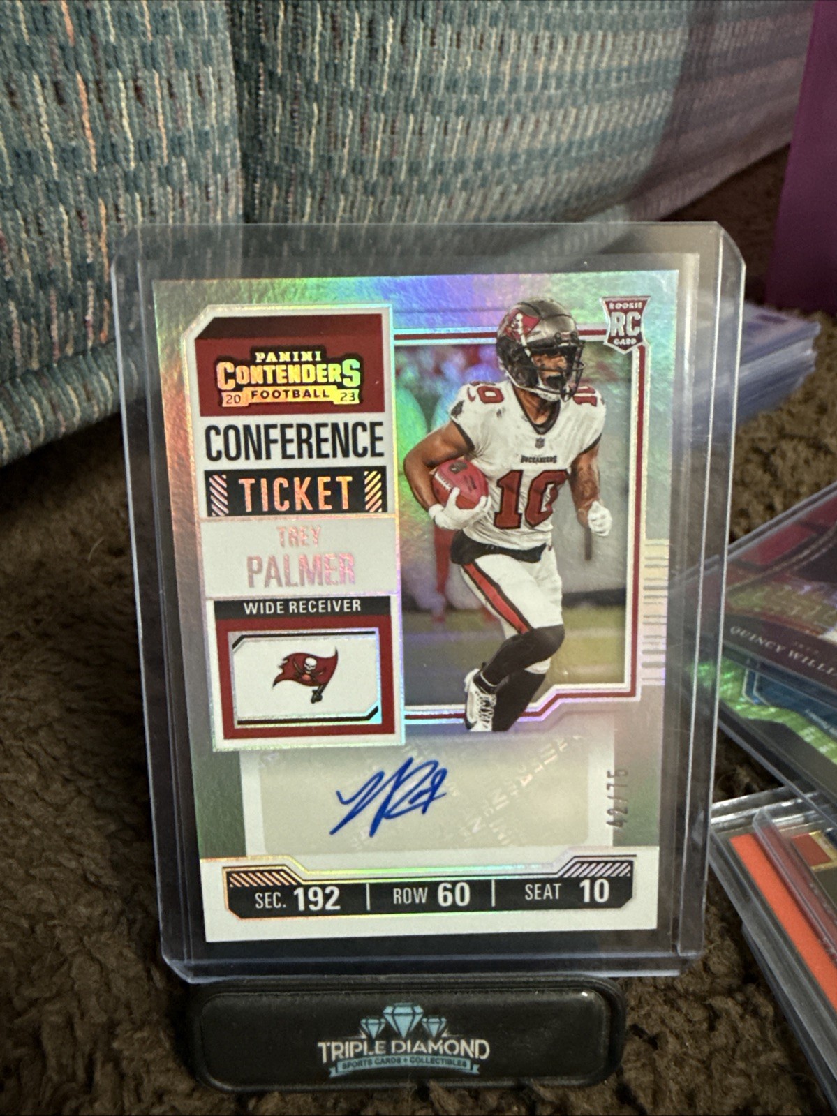 Trey Palmer Panini Contenders #263 Conference Ticket