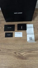 YSL Black Caviar Card Holder