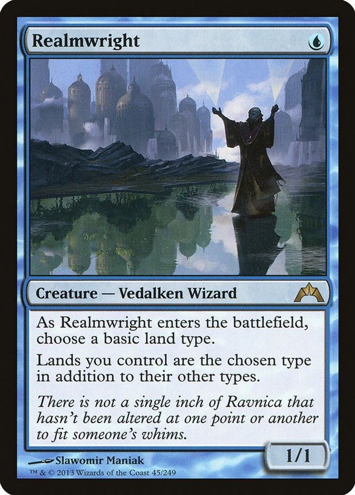2013 Magic: The Gathering: Gatecrash - Realmwright (#45, R, Lightly Played)