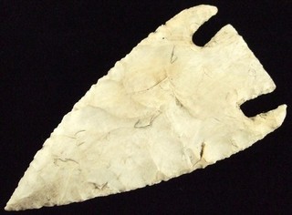 Exceptionally Fine 3 1/8 inch Texas Calf Creek Point with COA Arrowheads