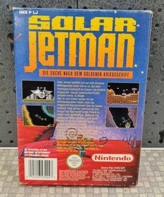 Solar Jetman Nintendo Entertainment System NES con instrucciones y embalaje original