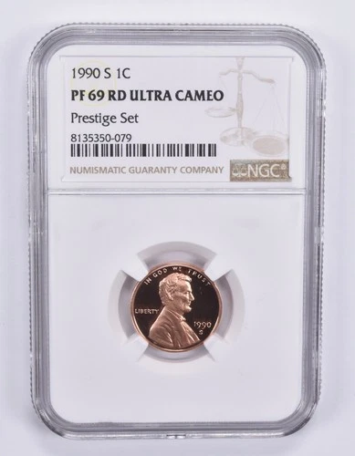 1990-S Lincoln Memorial Cent Prestige Set PF69 RD UCAM NGC *3811