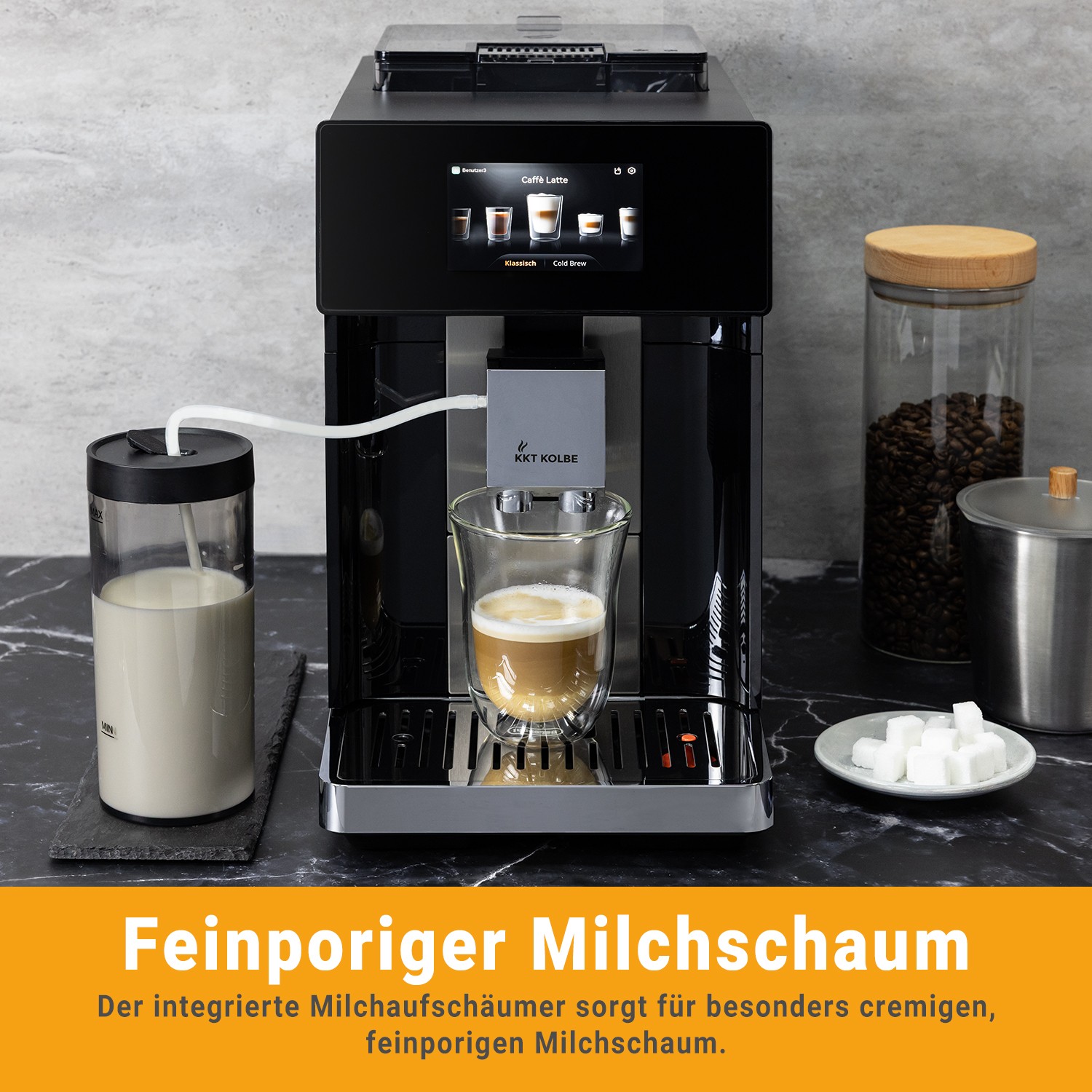 Macchina da caffè automatica macchina da caffè espresso sistema latte espresso foto 6