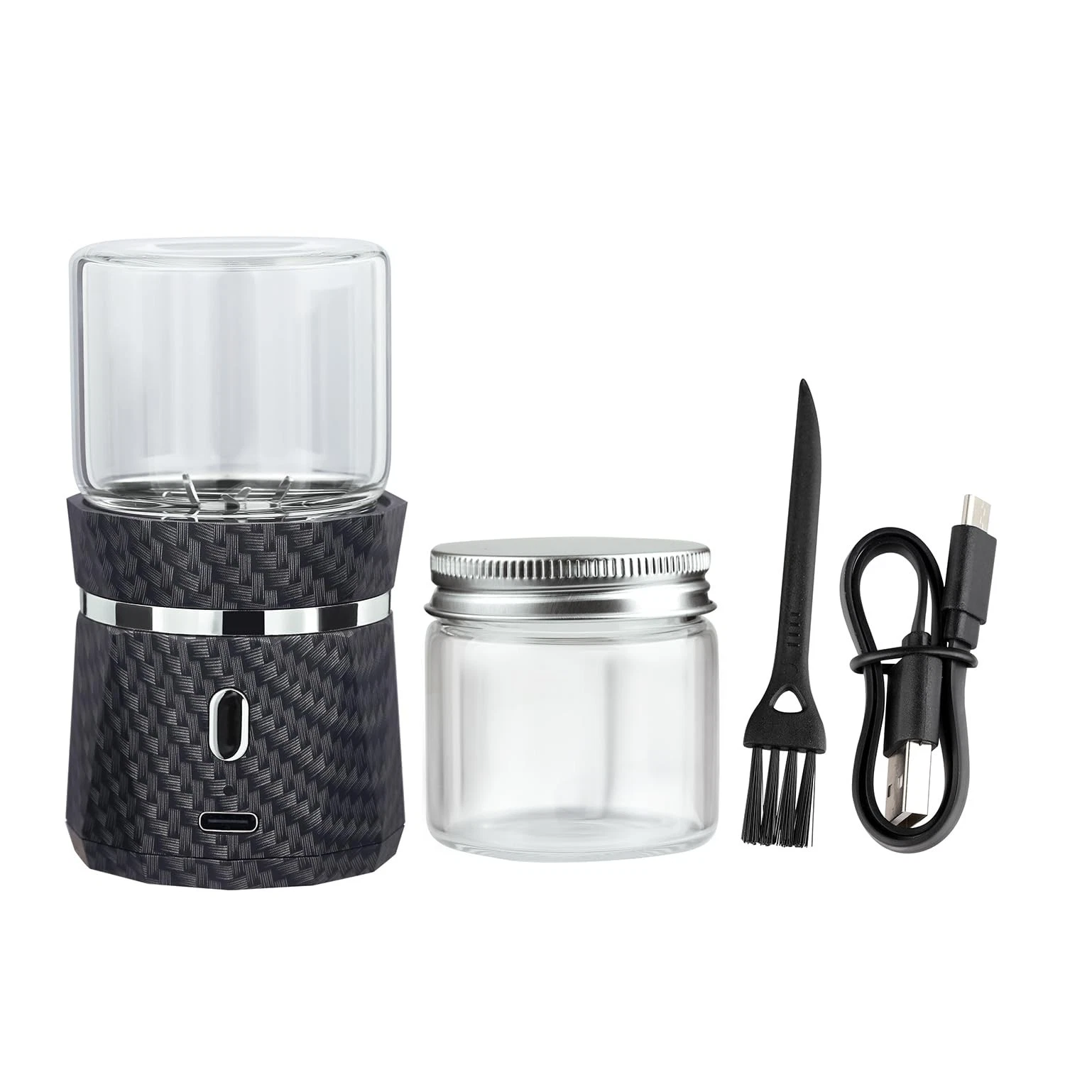 Unique Electric Herb Grinder, Small Spice Grinder 2X3.5 INCHES, Black