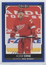 2021-22 O-Pee-Chee Blue Border Adam Erne #192 0c3