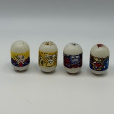 Lot of 4 Moose Mighty Beanz MEGA sized Beans BBM 1-2-3-4 Vintage-Authentic