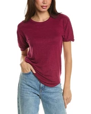 Isabel Marant Etoile Koldi Linen T-Shirt Women's Purple Xs