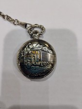 Pocket Watch WATCH IT Brand Quartz Semi Rig Truck 18 Wheeler Needs Battery