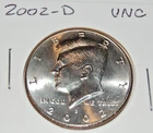 2002-D Kennedy Half Dollar BU direct from Denver Mint Sewn Bag - Free Shipping
