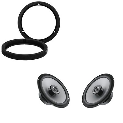 UNO X165 6.5'' 17cm Coaxial Car Door Audio MDF Speaker Upgrade for Honda