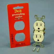 DoItBest by Leviton 5320-A Almond Residential Duplex 5-15R 15A Receptacle Outlet
