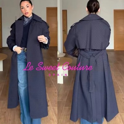 ZARA WOMAN FW25/26 CHECK TRENCH COAT ZW COLLECTION LIMITED EDITION 2300/317/049