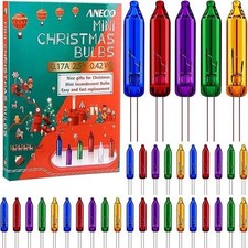 140 Pieces Multicolor Mini 2.5 Volt Replacement Light Bulbs Incandescent Light
