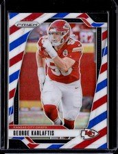 2024 Panini Prizm #142 George Karlaftis Red White and Blue