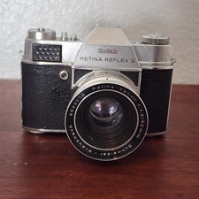 VTG Kodak Retina Reflex S Camera 6530016 Retina Xenon Not Tested Parts Only 