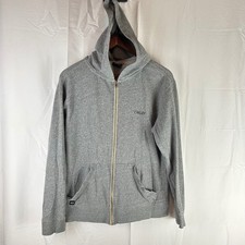 Oakley Gray Full Zip Hoodie Regular Fit Men's Small Casual Activewear  Flaw