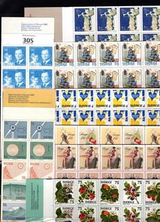 SUECIA MNH 8 FOLLETOS FLORES CULTURA NIÑO