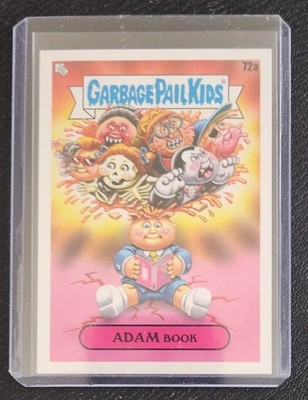 ADAM BOOK: 2022 GPK BOOKWORMS SERIES GARBAGE PAIL KIDS SP CHASE RARE 72a (BASE)