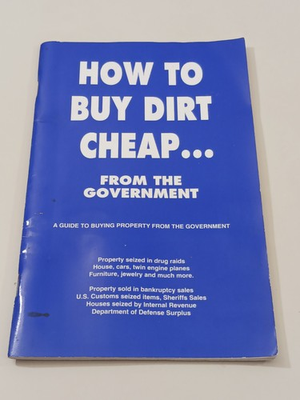 #ad How to Buy Dirt Cheap From the Government 2003 Vintage Blue Softback $26.99