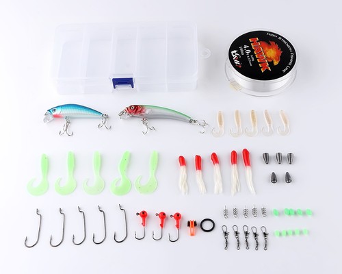 Fishing Rod Reel Combo Full Kit Telescopic Fishing Pole Set Spinning Reel Lin... - Picture 5 of 7