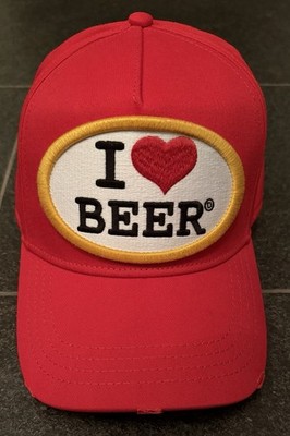 DSQUARED2 F/W 2015 BEER BB HAT MÜTZE HUT CAPI CAP CAPELLO i love beer - you too