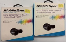 2/ 19.99 MobileSpec "Mono Bluetooth Headset" MBS08102 080 