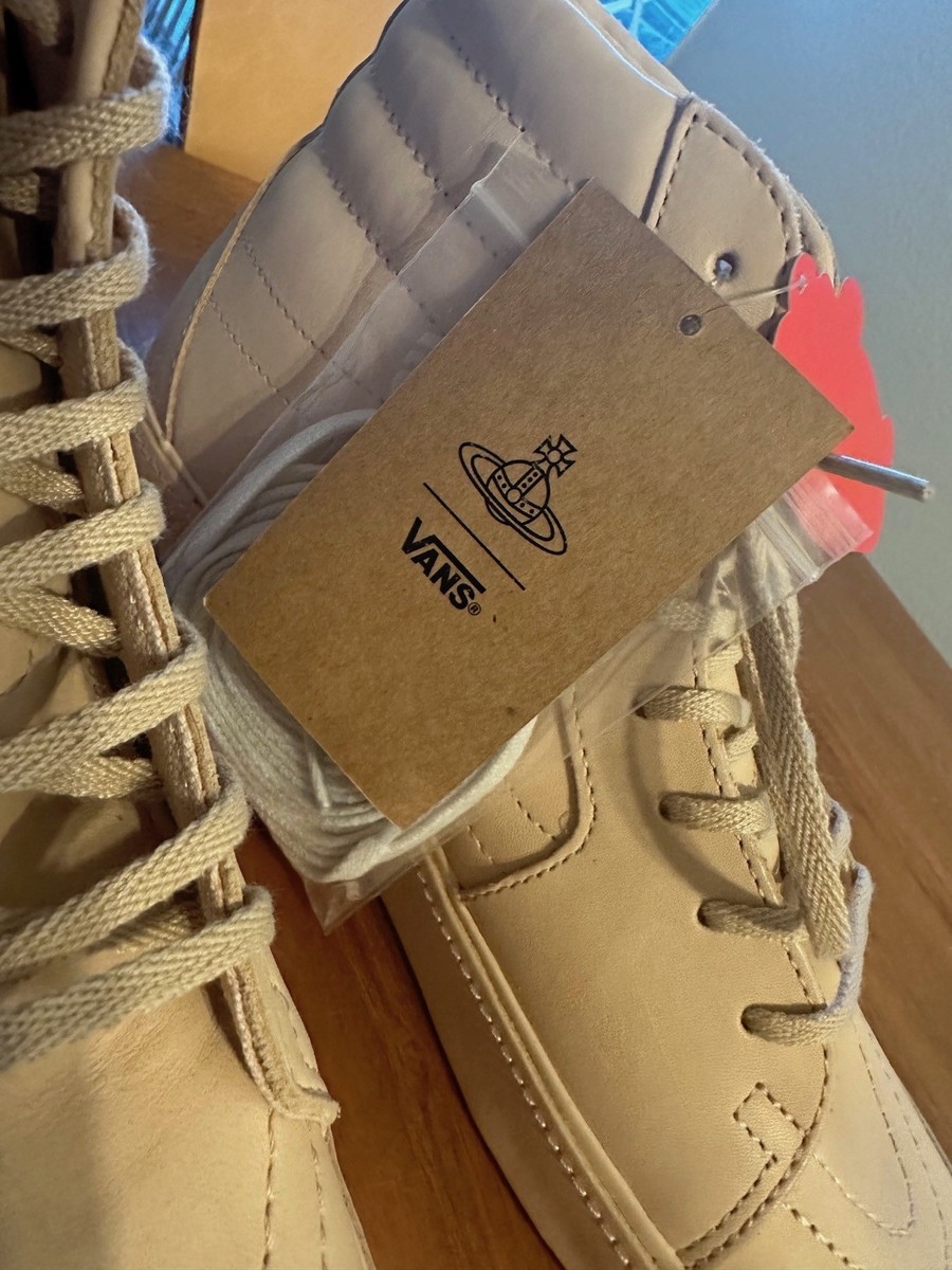 New VANS x VIVIENNE WESTWOOD Anglomania SK8-HI Shoes Sz-9 (W's