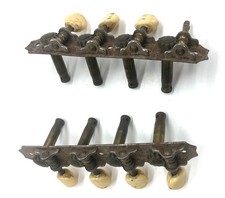 Vintage Kluson mid 1940's 4 on a plank open back mandolin tuners org. buttons