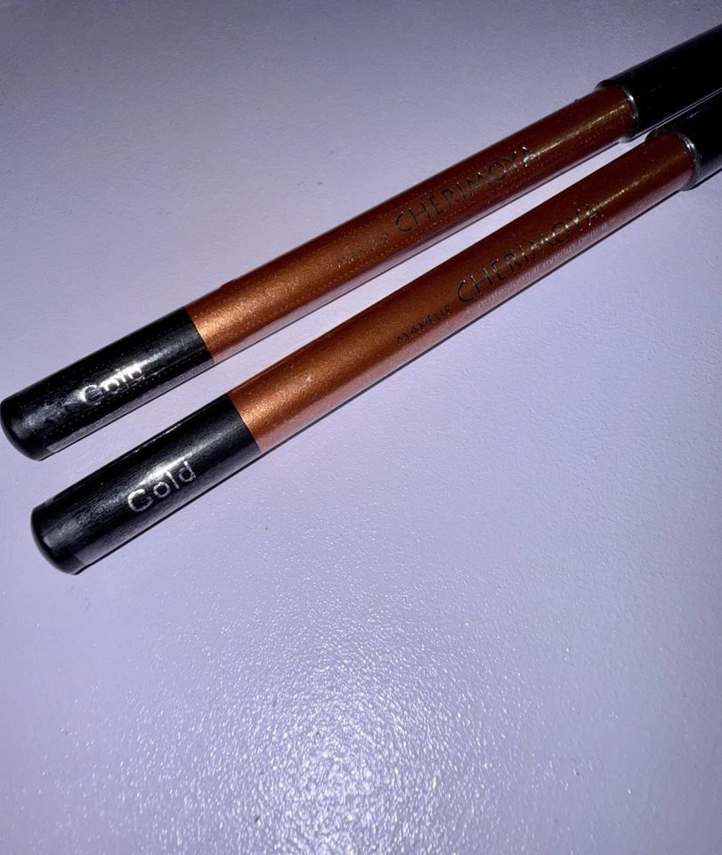 Lápiz de ojos y labios profesional dorado 2-Cherimoya Foto 2 de 4