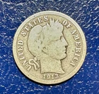 Beautiful 1913 U.S. Barber Dime (SILVER) KM 113