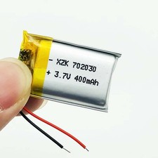 5 PCS 3.7V 400mAh Lipo Rechargeable Battery For GPS Bluetooth Recorder 702030