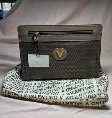 Mario VALENTINO Pochette Tasche Vintage 90er NEU MIT DUST BAG