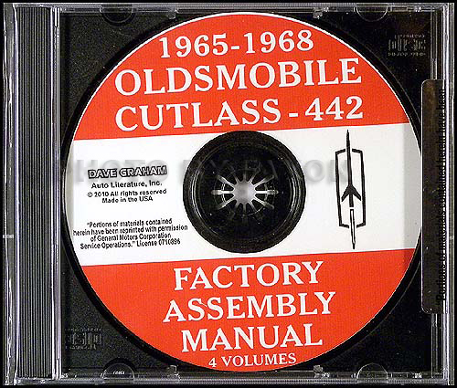Olds 442 Cutlass Und F85 Werkstatt Handbuch CD 1965-1967 Oldsmobile-image