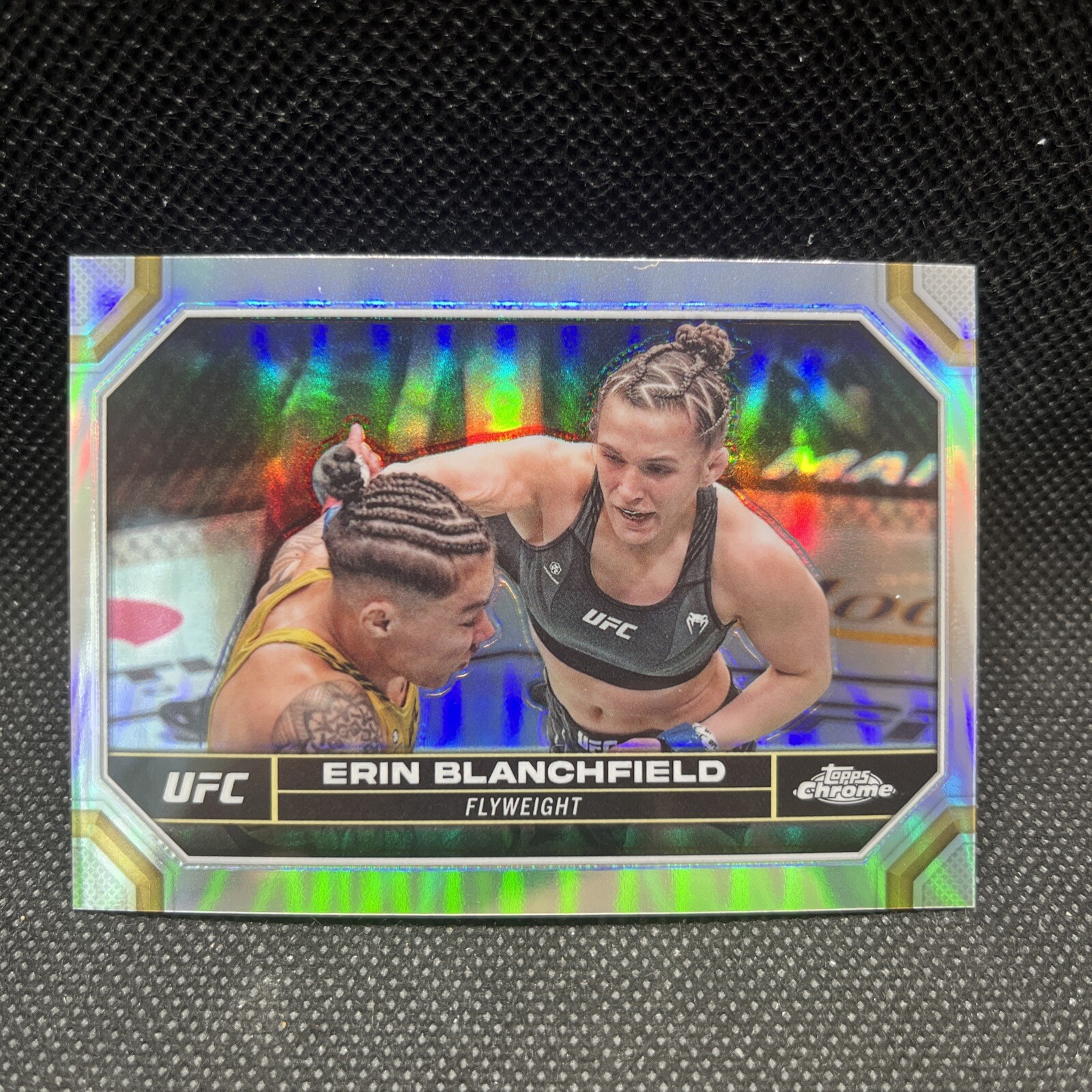 2024 Topps Chrome UFC Erin Blanchfield Silver Refractor #65 Flyweight
