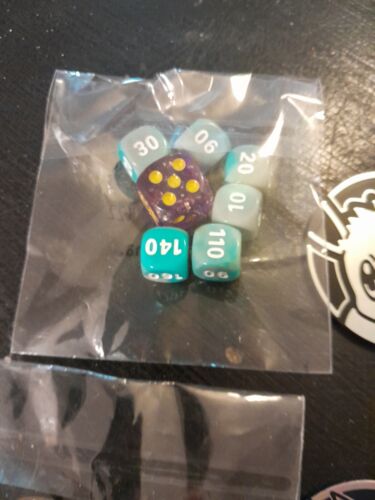 Lote de JCC Pokemon - 2 paquetes de dados, monedas de eevee y dialga, vstar y contadores - Imagen 2 de 9